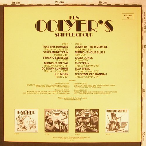 Colyer's Skiffle Group,Ken: Take this Hammer, m-/vg+, Decca(6.22319 AF), D, 1975 - LP - X4615 - 14,00 Euro
