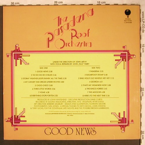 Pasadena Roof Orchestra: Good News, TransAtlantic(MLP 15.930), D, 1975 - LP - X4646 - 5,00 Euro
