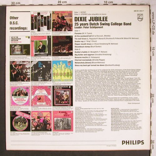 Dutch Swing College Band: Dixie Jubilee-25 Years, Philips(6830 015), NL,  - LP - X4649 - 6,00 Euro