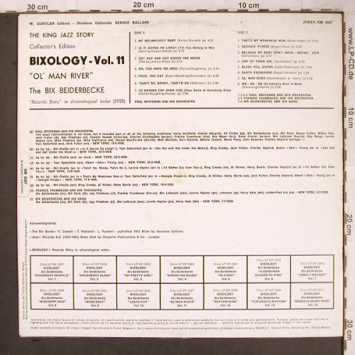 Beiderbecke,Bix: Bixology Vol.11, Joker(SM 3567), I, 1973 - LP - X4686 - 5,50 Euro