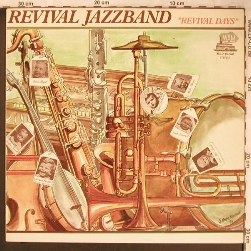 Revival Jazzband: Revival Days, vg+/m-, WAM(MLP 15.541), D, 1976 - LP - X4800 - 5,00 Euro