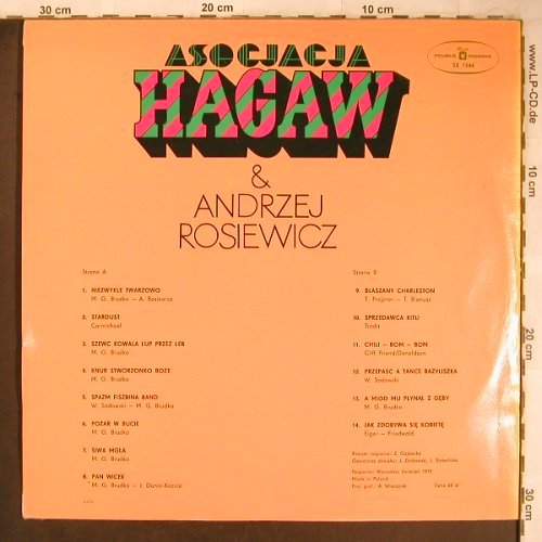 Assoziation Hagaw: & Andrzej Rosiewicz, Muza(SX 1244), PL, 1975 - LP - X4827 - 6,00 Euro