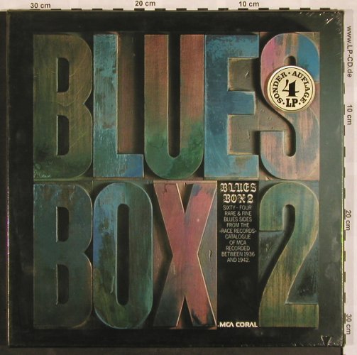 V.A.Blues Box 2: Sixty-Four Rare & Fine MCA..1936-42, MCA(6.30109 FK), D, FS-New, 1976 - 4LP - X886 - 60,00 Euro