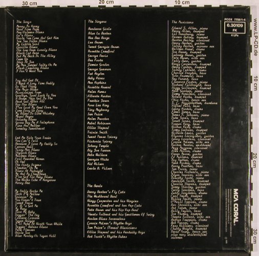 V.A.Blues Box 2: Sixty-Four Rare & Fine MCA..1936-42, MCA(6.30109 FK), D, FS-New, 1976 - 4LP - X886 - 60,00 Euro