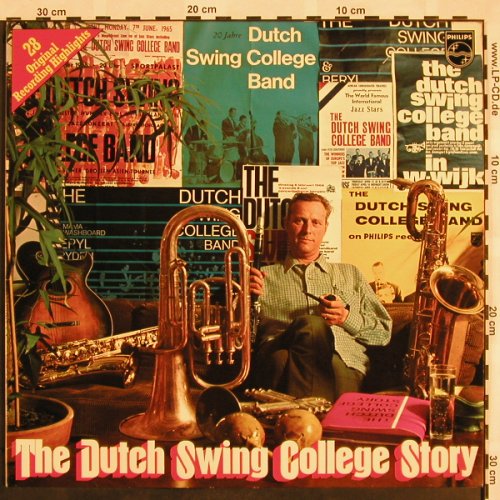 Dutch Swing College Band: The D.S.C.Band Story,Foc, Philips(H 72 BG205), D, 1969 - 2LP - X966 - 7,50 Euro