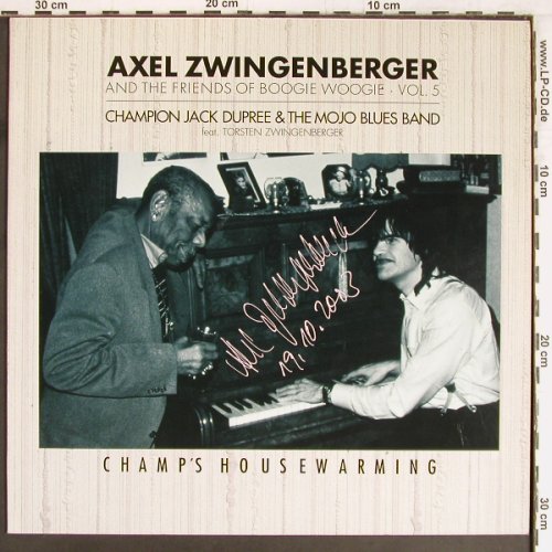 Zwingenberger,Axel & Friends o.Boog: Champ's Housewarming,sign., Vagabond Rec.(VRLP 8.88014), D,vg+/m-, 1988 - LP - Y2767 - 9,00 Euro