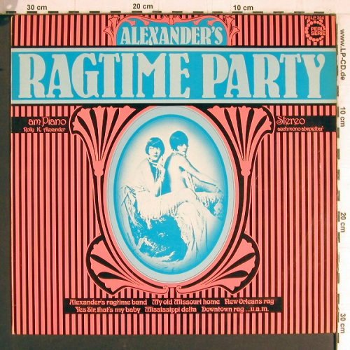 Alexander,Rolly K.: Alexander's Ragtime Party, Perl Serie(PSLP 304), D, 1970 - LP - Y3470 - 6,00 Euro
