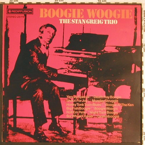 Greig Trio,Stan: Boogie Woogie, Rediffusion(ZS 116), UK, 1972 - LP - Y3566 - 7,50 Euro
