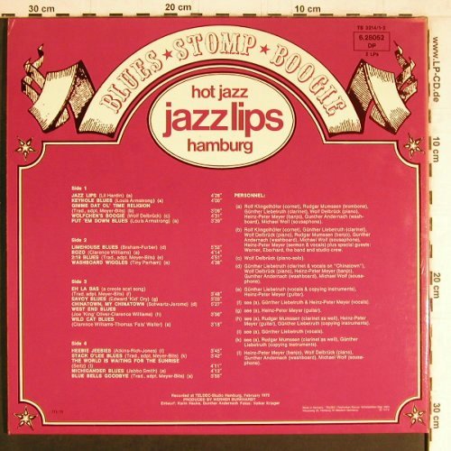 Jazzlips: Blues Stomp Boogie, Foc, Telefunken(6.28052 DP), D, m/vg+, 1973 - 2LP - Y3742 - 9,00 Euro