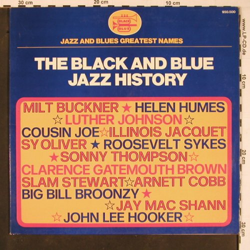 V.A.The Black and Blue: Jazz History, Foc, Black And Blue(950.500), F,  - LP - Y693 - 6,00 Euro