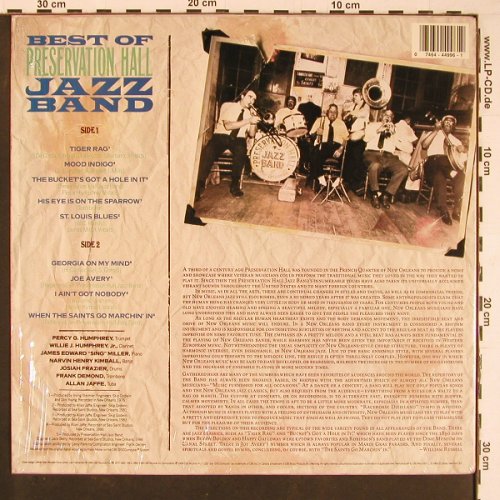 Preservation Hall Jazz Band: Best Of, CBS(FM 44996), US, 1989 - LP - Y738 - 7,50 Euro