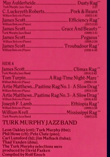 Turk Murphy Jazzband: Ragtime Jubilee, Foc, WEA(WEA 68 012), D, 1975 - 2LP - Y8004 - 9,00 Euro