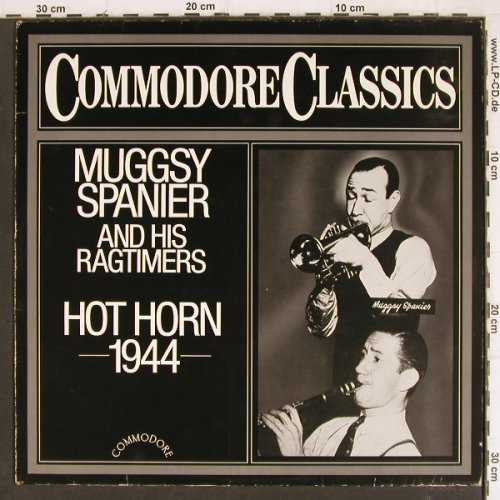 Spanier,Muggsy & his Ragtimers: Hot Horn 1944, vg+/m-, Commodore(6.26167 AG), D, 1985 - LP - Y8105 - 6,00 Euro