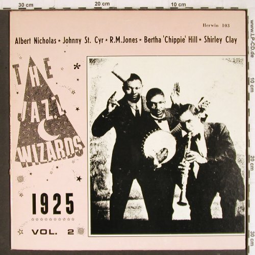 V.A.The Jazz Wizards 1925 Vol.2: Richard M.Jones, Starks Hot Five..., Herwin(H-103), US,vg+/vg,  - LP - Y8172 - 7,50 Euro