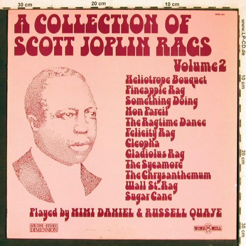 Daniel,Mimi & Russell Quaye: A Collection Of Scott Joplin Rags 2, Wind Mill(WMD 243), UK, 1975 - LP - Y8187 - 7,50 Euro