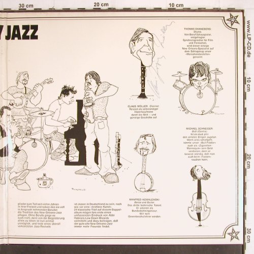 Hübner,Abbi & Lowdown Wizards:&nbsp;City Jazz, Foc, 5 x signiert, Telefunken (6.28079 DP), D, 1974 Typ:&nbsp;2LP Best.-Nr.:&nbsp;Y9989 Preis:&nbsp; 17,50 Euro