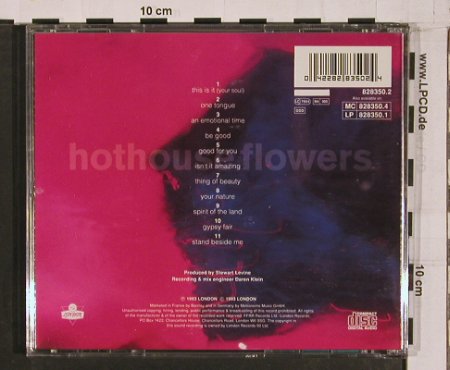Hothouse Flowers: Songs From The Rain, London(), , 93 - CD - 50373 - 5,00 Euro