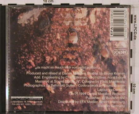 Das Ich: Staub, Danse Macabre(), D, 1994 - CD - 50551 - 7,50 Euro