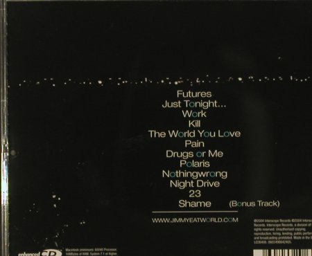 Jimmy Eat World: Futures, Interscope(), EU, 2004 - CD - 50558 - 10,00 Euro