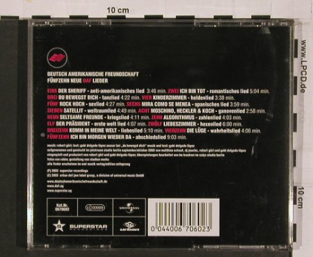 DAF: Fünfzehn Neue Lieder, Superstar(0670602), , 2003 - CD - 50601 - 7,50 Euro