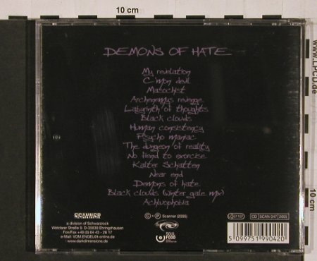 X-Fusion: Demons of Hate, Scanner(SCAN 047), D, 2005 - CD - 50718 - 10,00 Euro