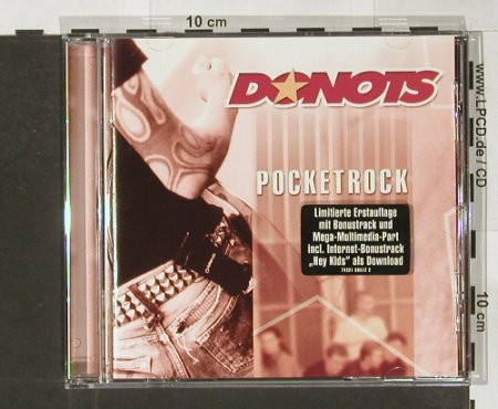 Donots: Pocketrock, vg+/vg+, GUN(), EU, 01 - CD - 52266 - 7,50 Euro