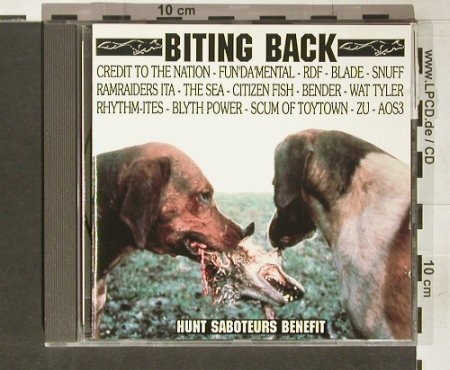 V.A.Biting Back: 17Tr./hunt saboteurs Benefit, Words of Warning(), UK,  - CD - 52530 - 10,00 Euro