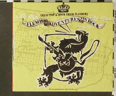 V.A.Flemish Adventures in Rock: Great Pop/Rock fr. Flanders, Deng(), Digi,Promo,  - CD - 54373 - 7,50 Euro