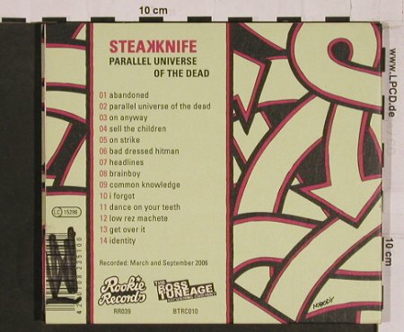 Steak Knife: Parallel Universe Of The Dead, Digi, Rookie Records(RR039), D, 2006 - CD - 55045 - 10,00 Euro