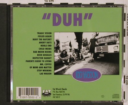 Lagwagon: DUH, Fat Wreck(502-2), US, 1992 - CD - 55353 - 11,50 Euro