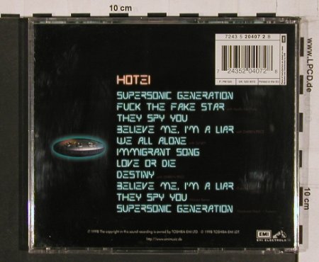 Hotei: Supersonic Generation, EMI(), EU, 98 - CD - 57866 - 7,50 Euro