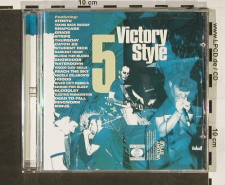 V.A.Victory Style 5: Atreyu...Minus, 23 Tr., co, Victory(), US, 2002 - CD - 57959 - 7,50 Euro