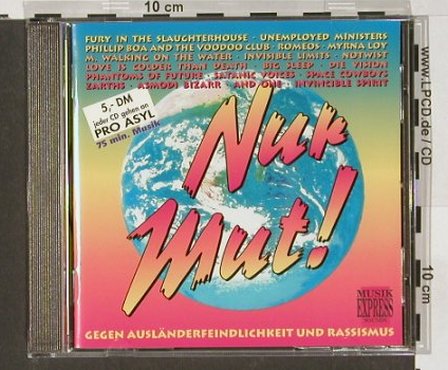 V.A.Nur Mut !: 19 Tr.  Boa, Fury..,Notwist.., RTD(), D, 92 - CD - 68300 - 7,50 Euro