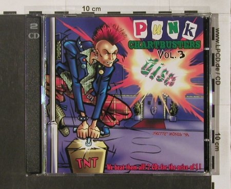V.A.Punk Chartbusters Vol.3: Mars Moles...Yedi Girl, 50 Tr., Wolverine(), D, 96 - 2CD - 68739 - 10,00 Euro