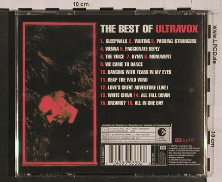 Ultravox: The Best of, EMI(), EU, 2003 - CD - 69313 - 10,00 Euro