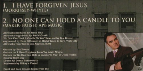 Morrissey: I Have Forgive Jesus, 2Tr. , CD1, Attack(ATKXS011), EU, 2004 - CD5inch - 80503 - 4,00 Euro