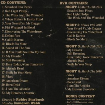 Silverstein: Decade, Live at El Macambo, FS-New, Victory(VR 589), US,Digi, 2010 - CD/DVD - 80856 - 10,00 Euro