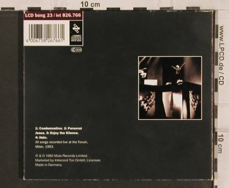 Depeche Mode: Condemnation+3, Digi, Mute LCD bong 23(INT 826.766), D, 1993 - CD5inch - 82096 - 4,00 Euro