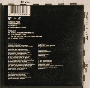 Depeche Mode: Freelove*3,Digi, Venusnote CD Bong 32(5016025930326), EU, 2001 - CD5inch - 82101 - 3,00 Euro
