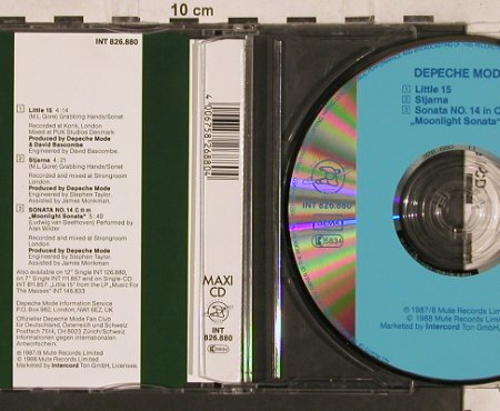 Depeche Mode: Little 15+2, Mute(INT 826.880), D, 1988 - CD5inch - 82102 - 7,50 Euro