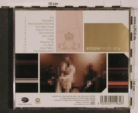 Simple Minds: Cry, Eagle(), D, 2002 - CD - 84365 - 10,00 Euro