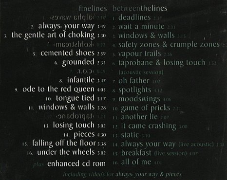 My Vitriol: Finelines & Between The Lines, Infectious(), UK, FS-New, 02 - 2CD - 90205 - 11,50 Euro