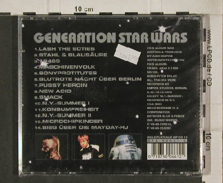 Empire,Alec: Generation Star Wars, FS-NEW, Mille Plat(MP cd 11), , 1994 - CD - 90501 - 12,50 Euro