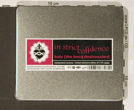In Strict Confidence: Holy[the hecqdestruxxion], FS-New, Minuswelt(minus018), Lim.Ed.Box, 2004 - CD - 90804 - 11,50 Euro