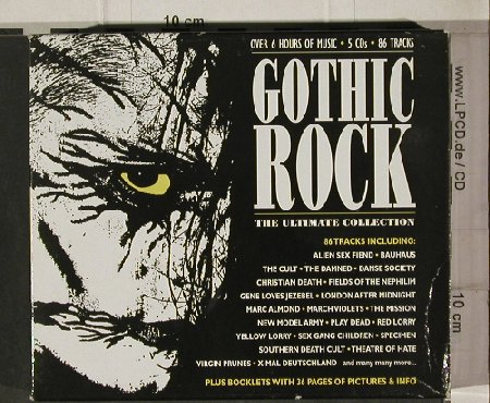 V.A.Gothic Rock Vol. 1-3: Bauhaus ...Actifed, 86 Tr.,Box, Jungle(FREUD 666), ,  - 5CD - 91917 - 12,50 Euro