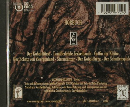 von Aster,Christian: Das Kobolticum, FS-New, Totentanz(), , 2003 - CD - 92424 - 7,50 Euro