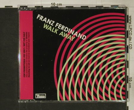Franz Ferdinand: Walk away*2, Promo, Domino(RUG215), EU, 2005 - CD5inch - 92581 - 5,00 Euro
