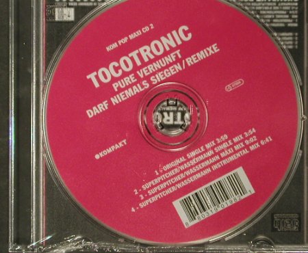 Tocotronic: Pure Vernunft Darf Niemals Siegen*4, Kompakt(Kom Pop MaxiCD2), D,FS-New, 2005 - CD5inch - 93379 - 5,00 Euro