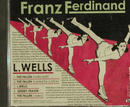Franz Ferdinand: The Fallen/L.Wells,4Tr.+video, Domino(RUG219cd), EU, 2006 - CD5inch - 94448 - 4,00 Euro