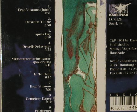 Artwork: Ergo Vivamus, Lim.Ed.+CD5", Dark Star(1348-2), D, 1994 - 2CD - 95127 - 10,00 Euro